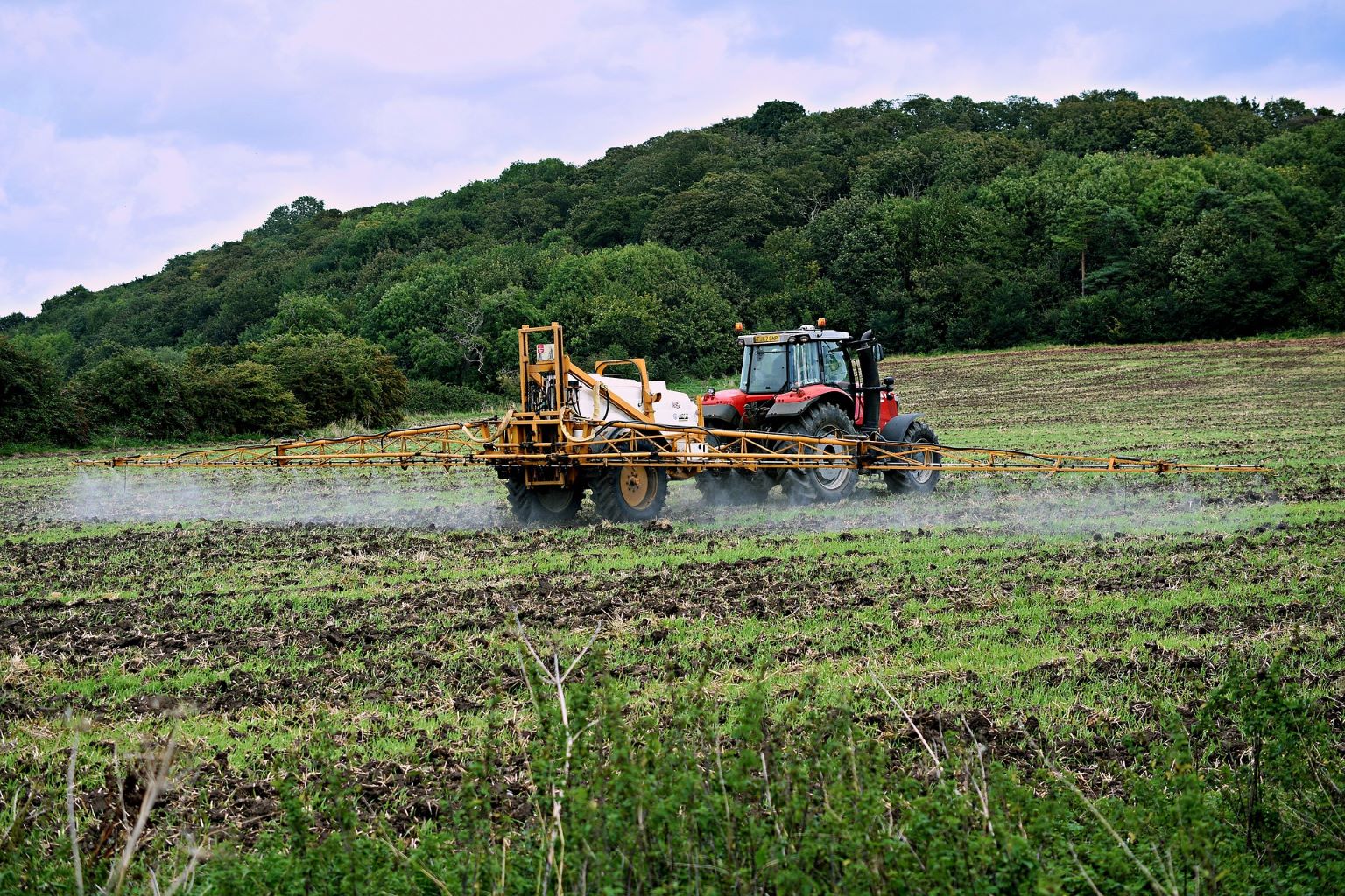 Pesticides - tractor